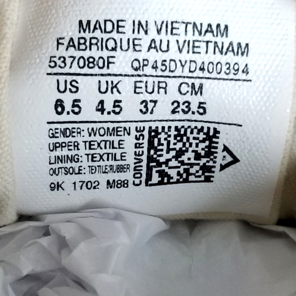 Converse Chuck Taylor All Star CTAS Shoreline Slip Womens Size 6.5 Navy Blue - Picture 11 of 12